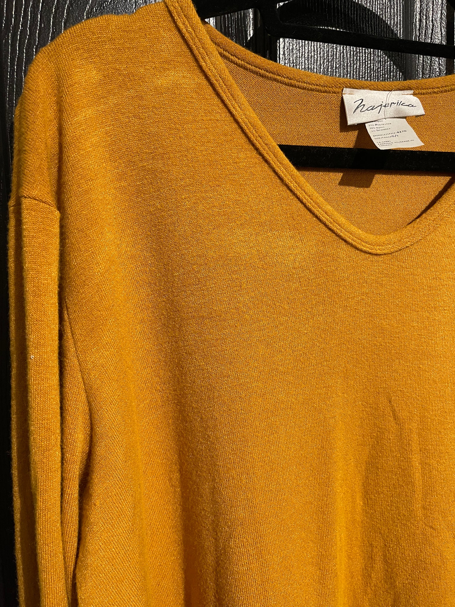 Najerika Bamboo Pj Set 4270- Oatmeal/ Mustard