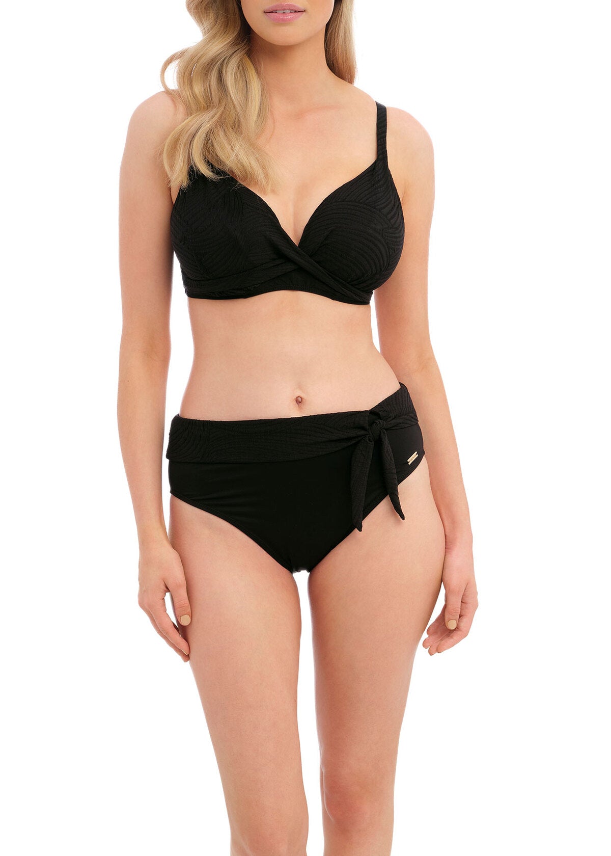 FANTASIE OTTAWA HIGH WAIST BIKINI BRIEF- FS6497- BLACK