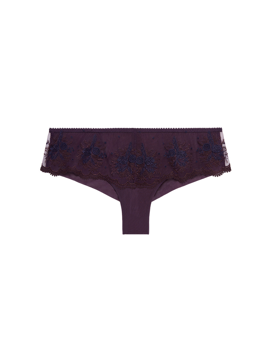SIMONE PERELE - INTRIGUE BOYSHORT PANTY - FIG - 1E2630