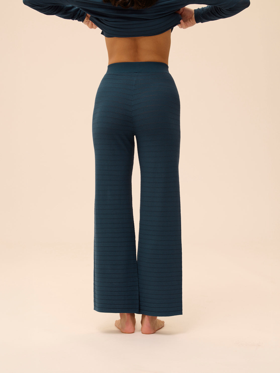Simone Perele Pollen- Loungewear pants- 1F9660- Petrol Blue