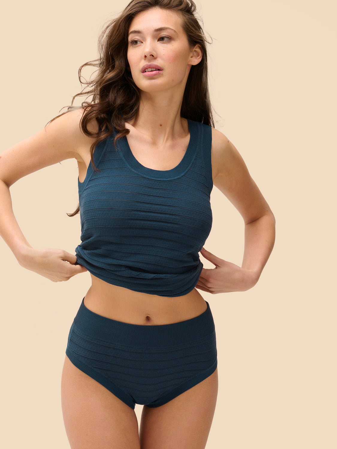 Simone Perele Pollen- Top - 1F9900- Petrol Blue