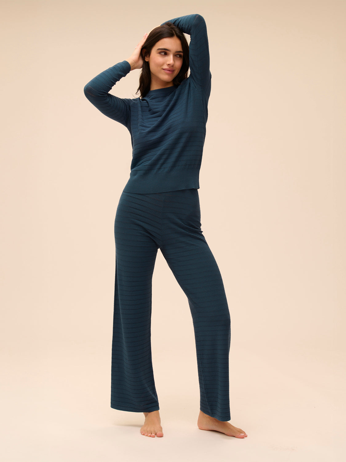 Simone Perele Pollen- Sweater - 1F9963- Petrol Blue