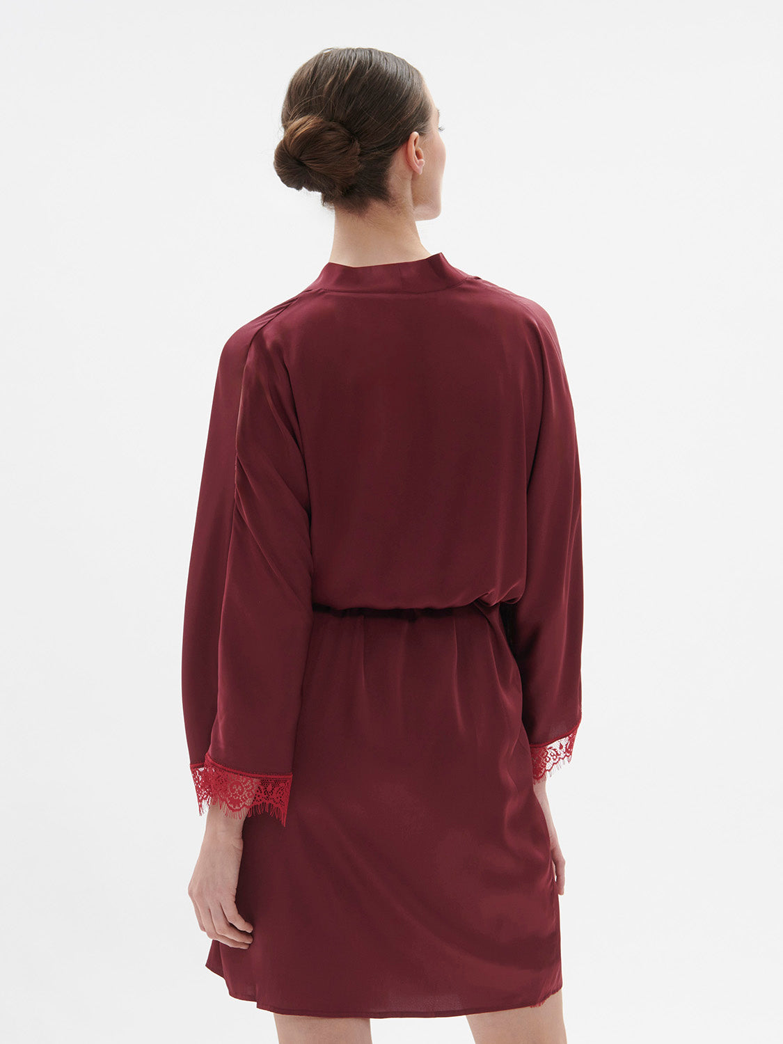 Simone Perele SATIN SECRETS KIMONO- 23H982- Spinel Red