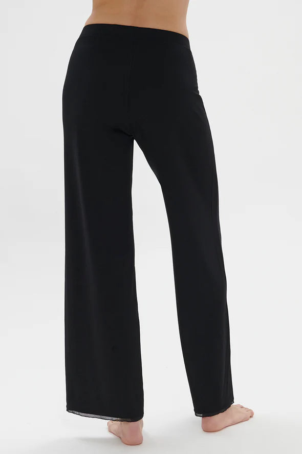 Aurore Simone perele loungerwear- 1C9660- Pant Black/ Poseidon Blue/full moon