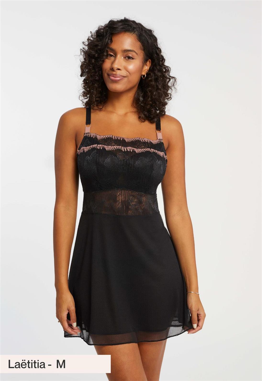 Dolce Vita Bandeau Muse Babydoll Set- Montelle- 9562