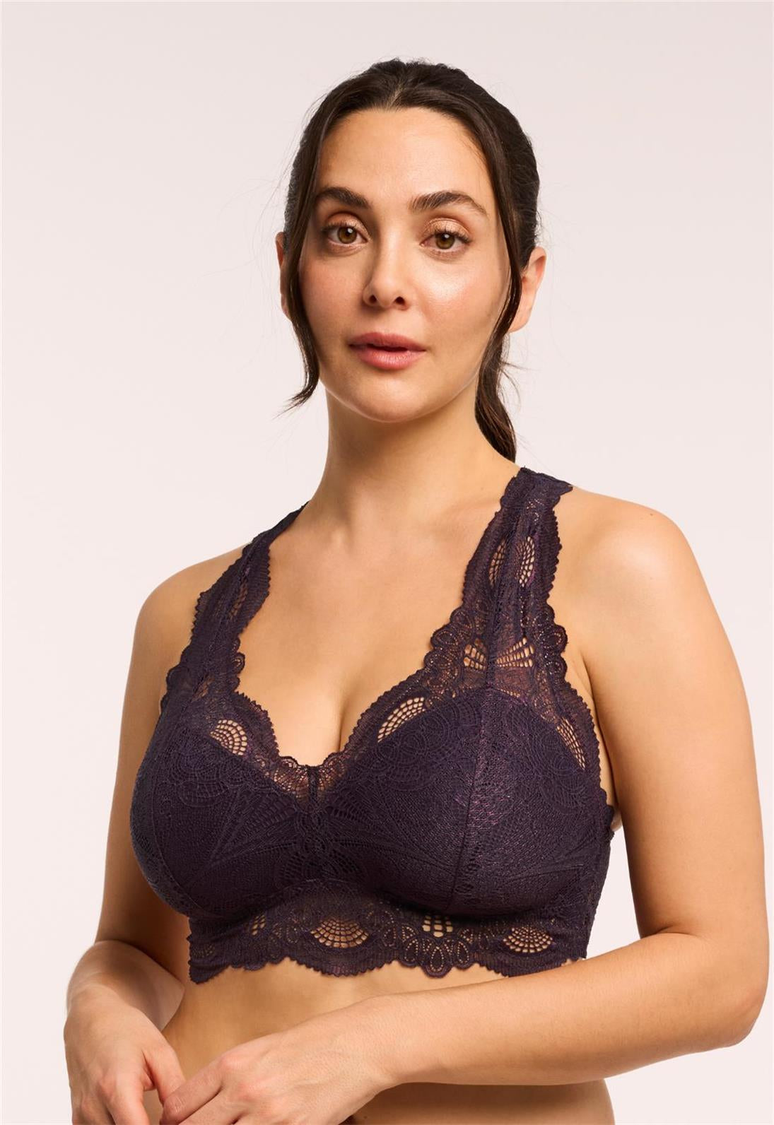 Fleur't Belle Époque Full Lace T-Back Bralette -612F