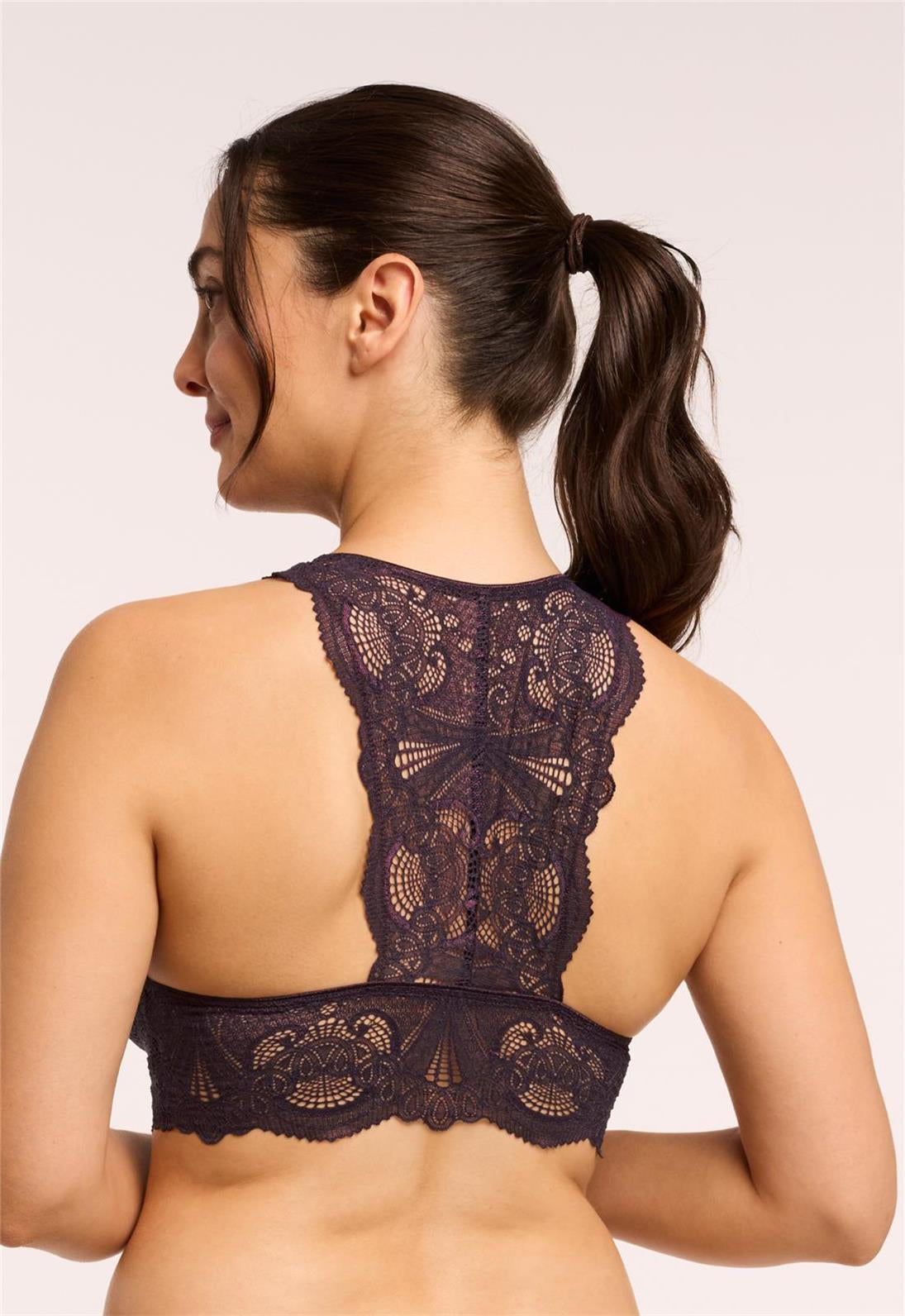 Fleur't Belle Époque Full Lace T-Back Bralette -612F
