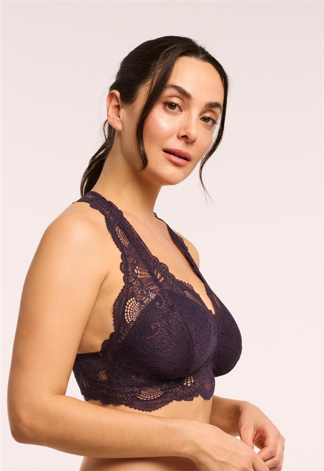 Fleur't Belle Époque Full Lace T-Back Bralette -612F