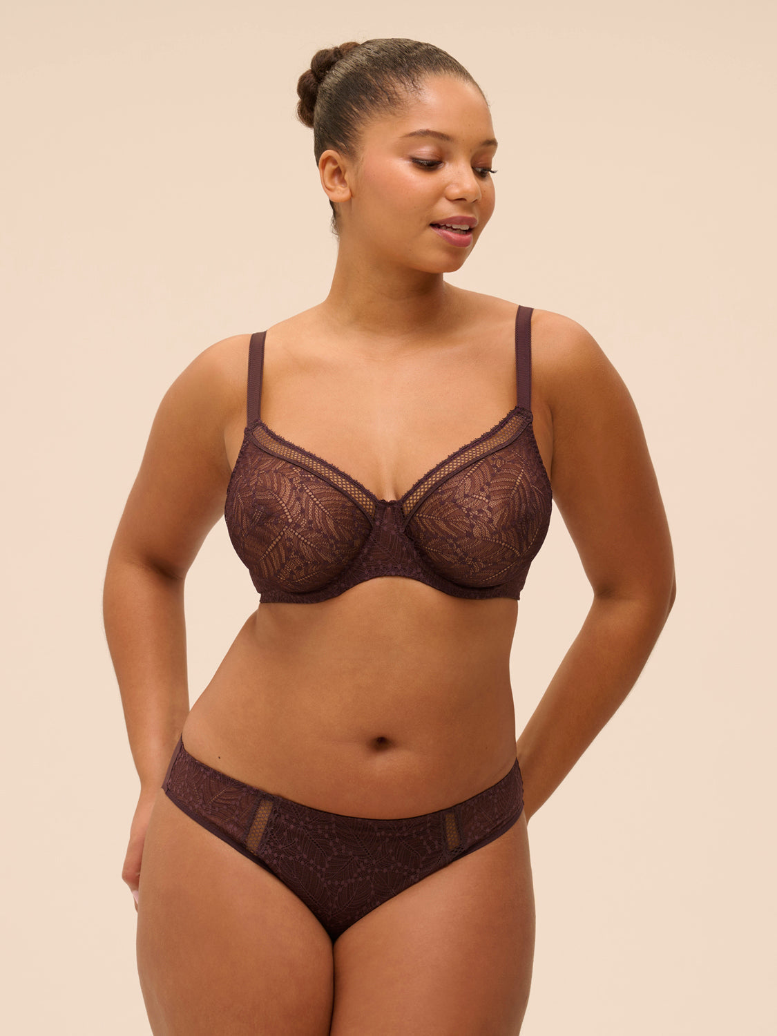 Simone Perele - Comete Underwire Bra 12S324- DARK BROWN