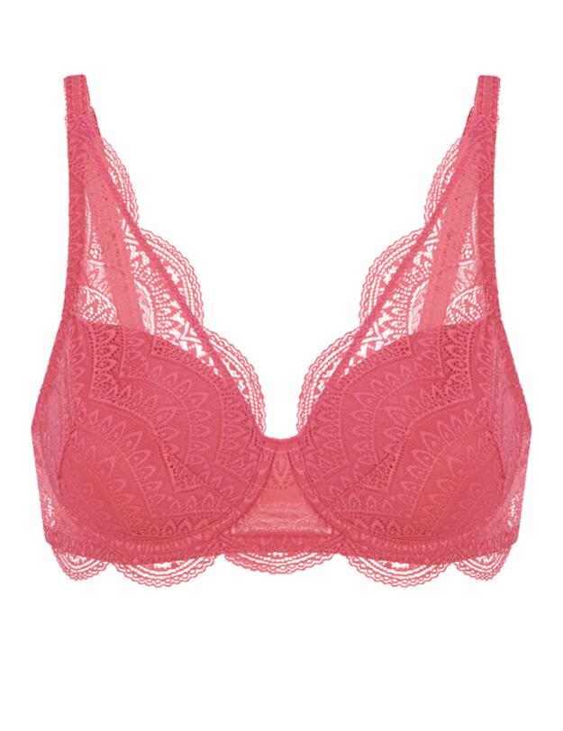 Simone Perele - Karma 3D Moulded Padded Cup - Adventure Green/Bougainvillea/Blush Pink-12V343