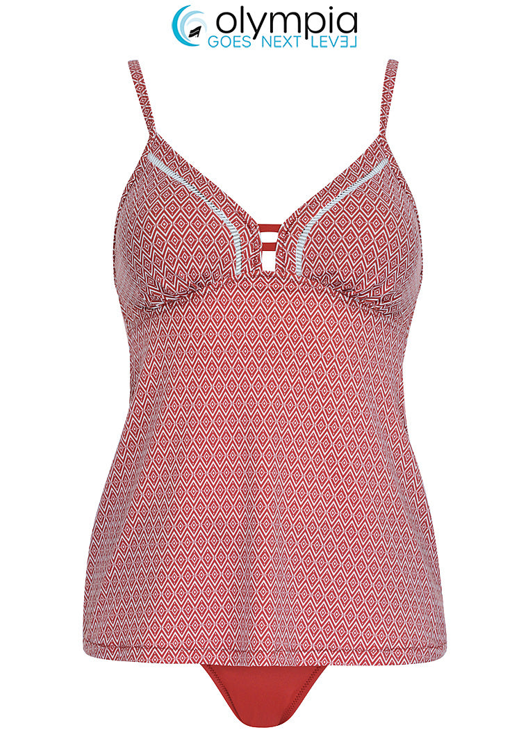 Olympia- 38601- Tankini- Red