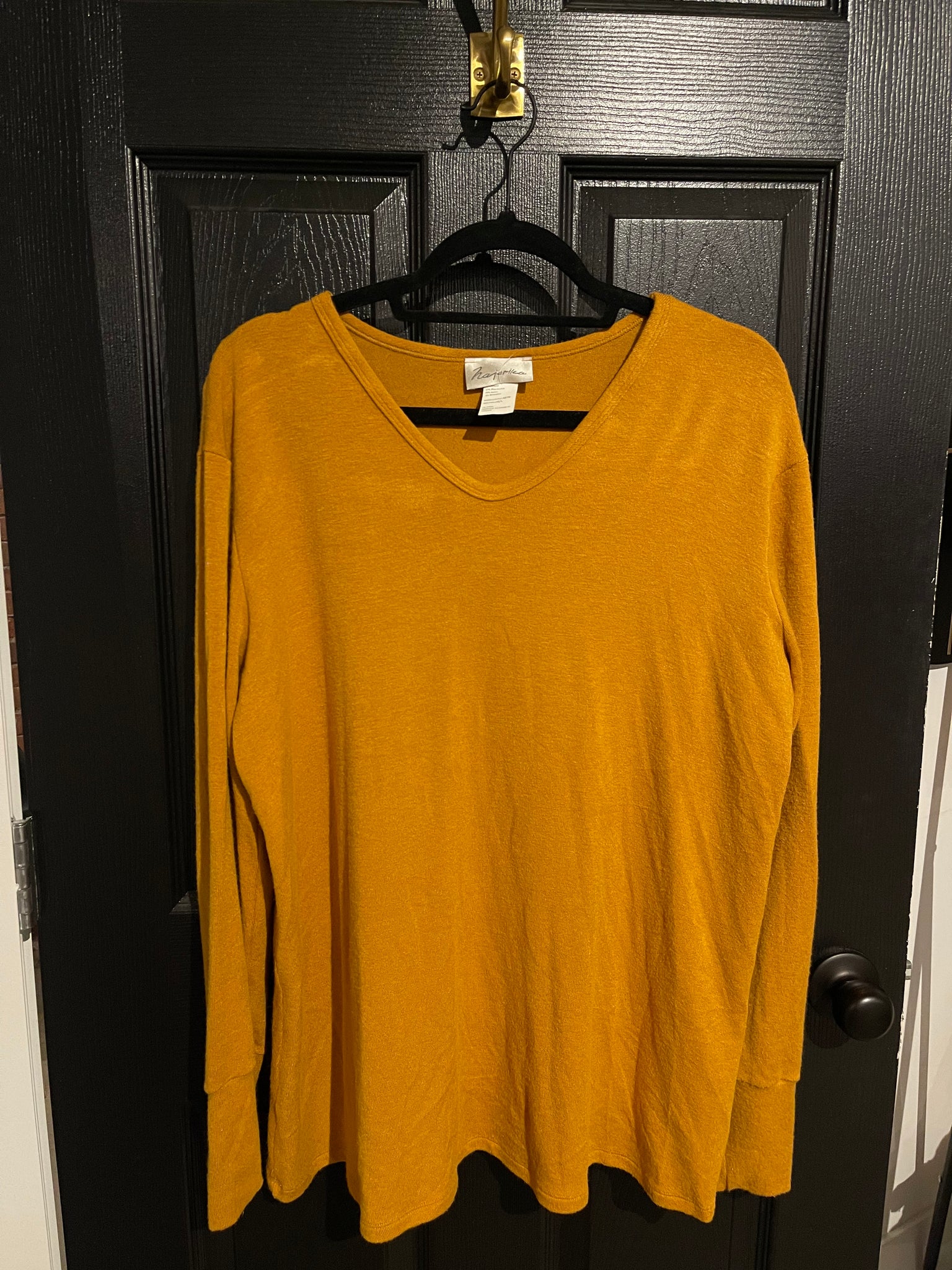 Najerika Bamboo Pj Set 4270- Oatmeal/ Mustard