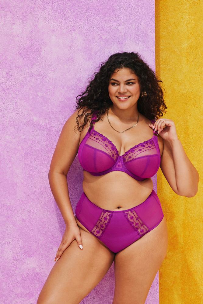 Elomi Matilda Plunge Bra EL8900 - HOLLYHOCK