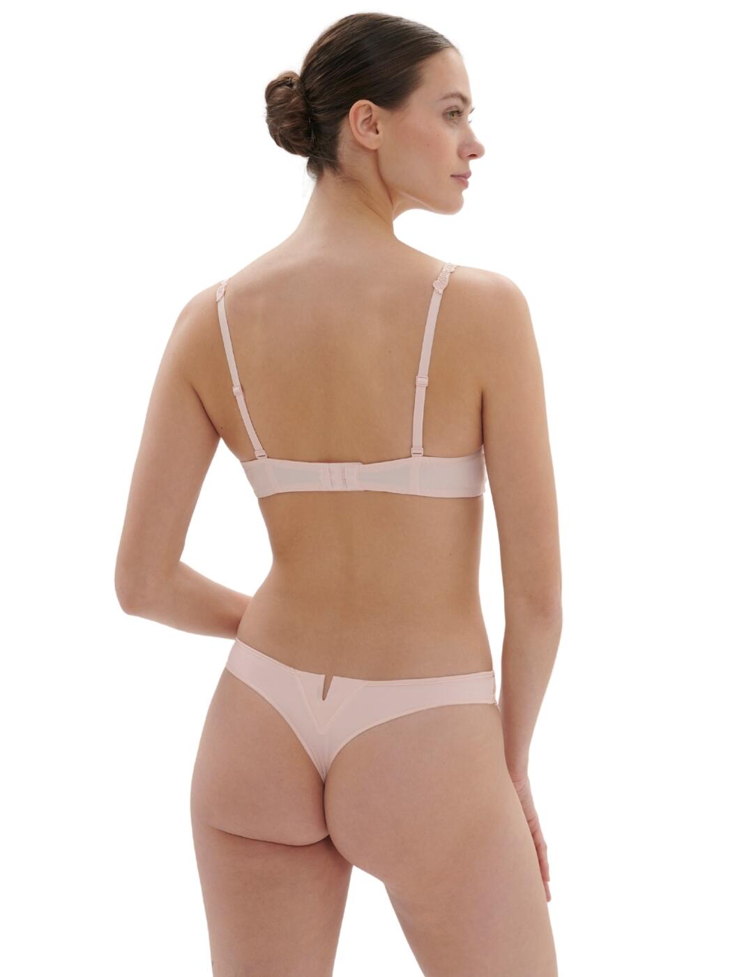 Simone Perele Saga 15C700/630 - Shorty/Thong - Black/White/Rose Nude