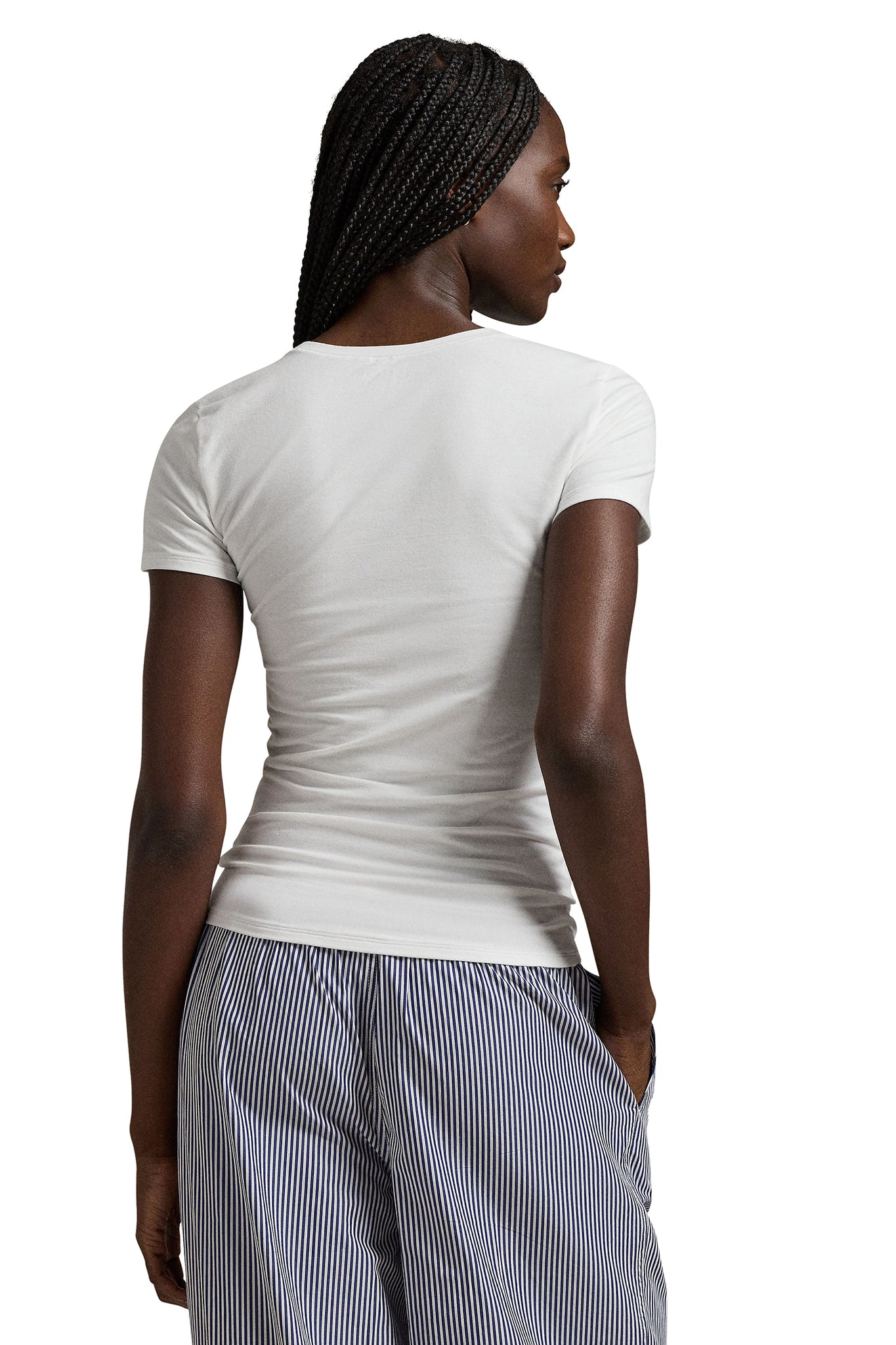 POLO RALH LAUREN TSHIRT- NAVY/ONYX/HEATHER GREY/WHITE CLOUD- PO486