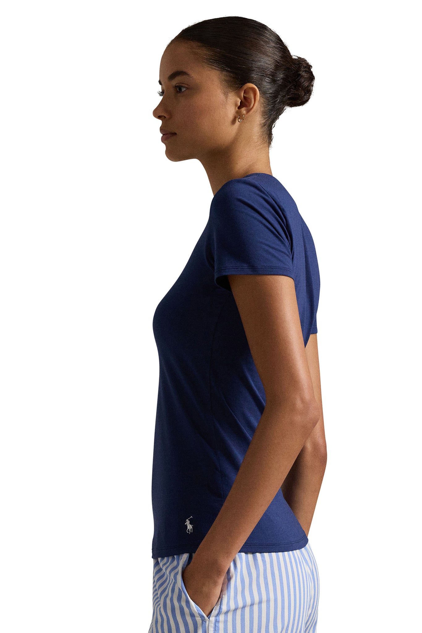 POLO RALH LAUREN TSHIRT- NAVY/ONYX/HEATHER GREY/WHITE CLOUD- PO486