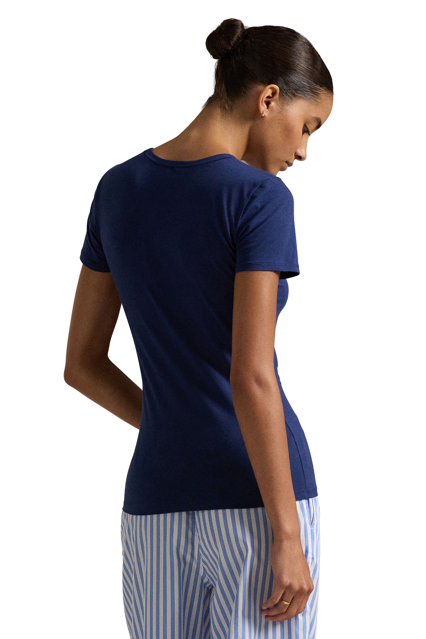 POLO RALH LAUREN TSHIRT- NAVY/ONYX/HEATHER GREY/WHITE CLOUD- PO486