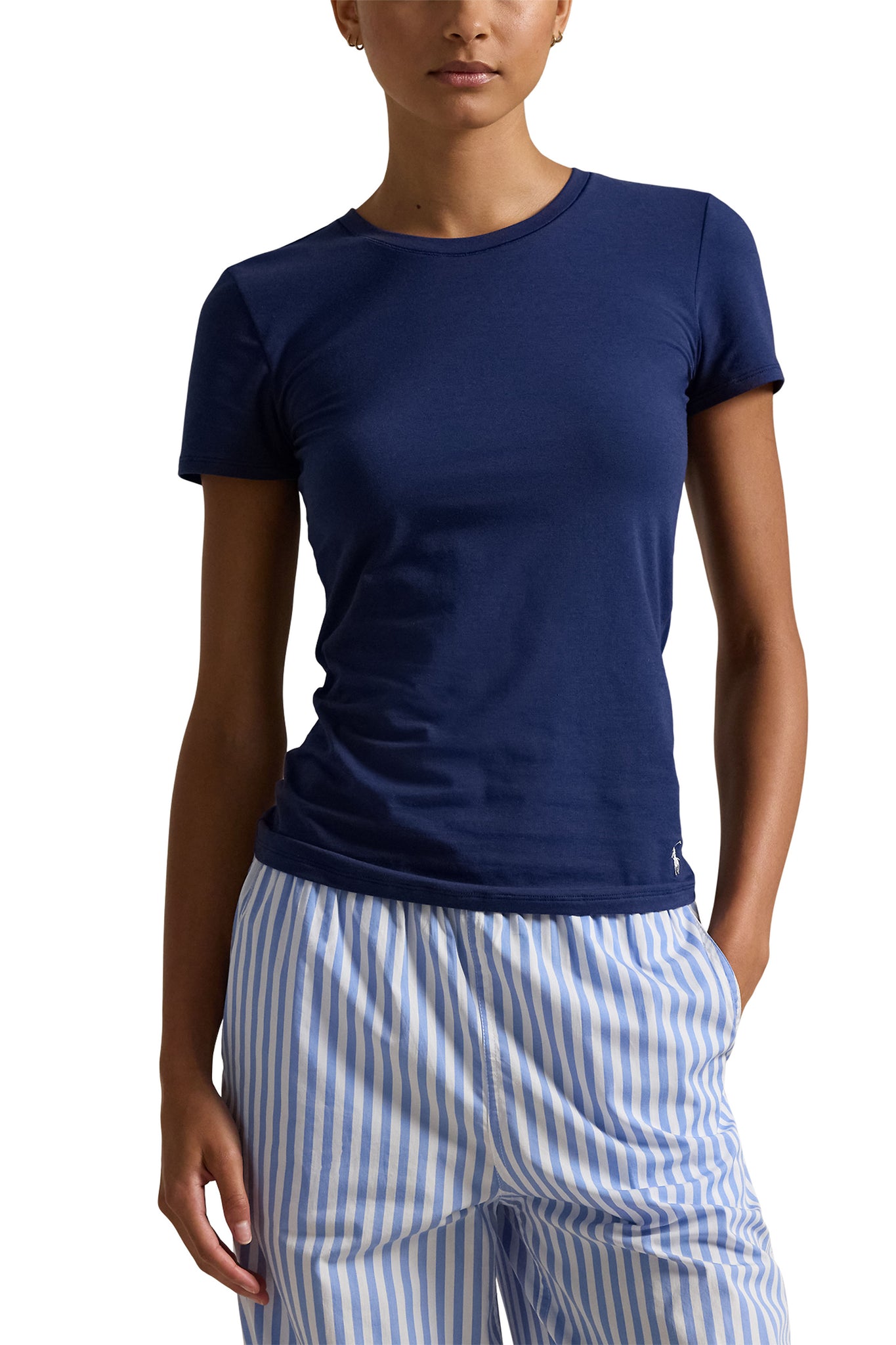 POLO RALH LAUREN TSHIRT- NAVY/ONYX/HEATHER GREY/WHITE CLOUD- PO486