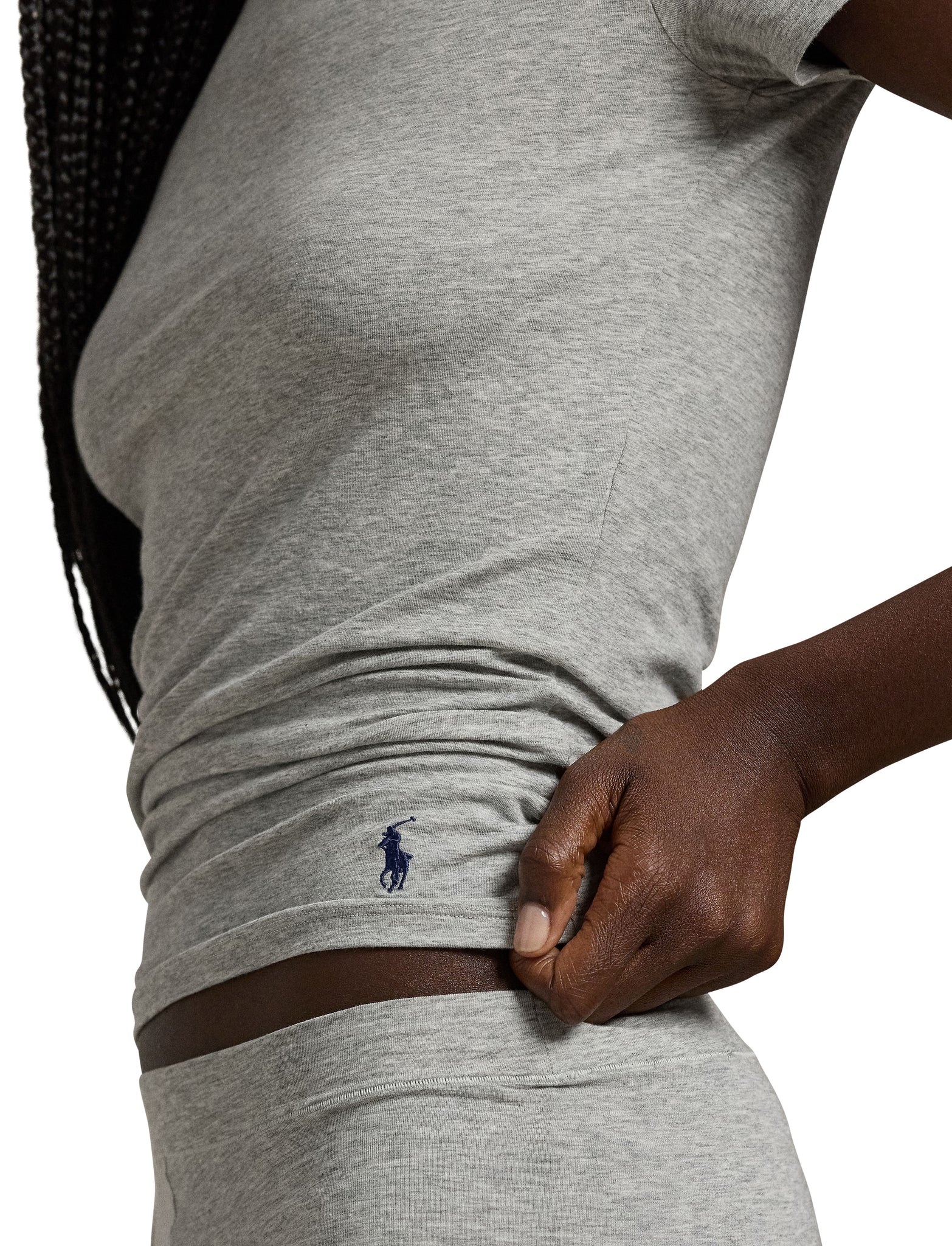 POLO RALH LAUREN TSHIRT- NAVY/ONYX/HEATHER GREY/WHITE CLOUD- PO486