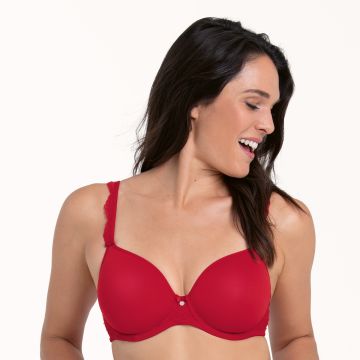 Selma Rosa Faia  Underwire Bra 5637 - Spacer Cup - red