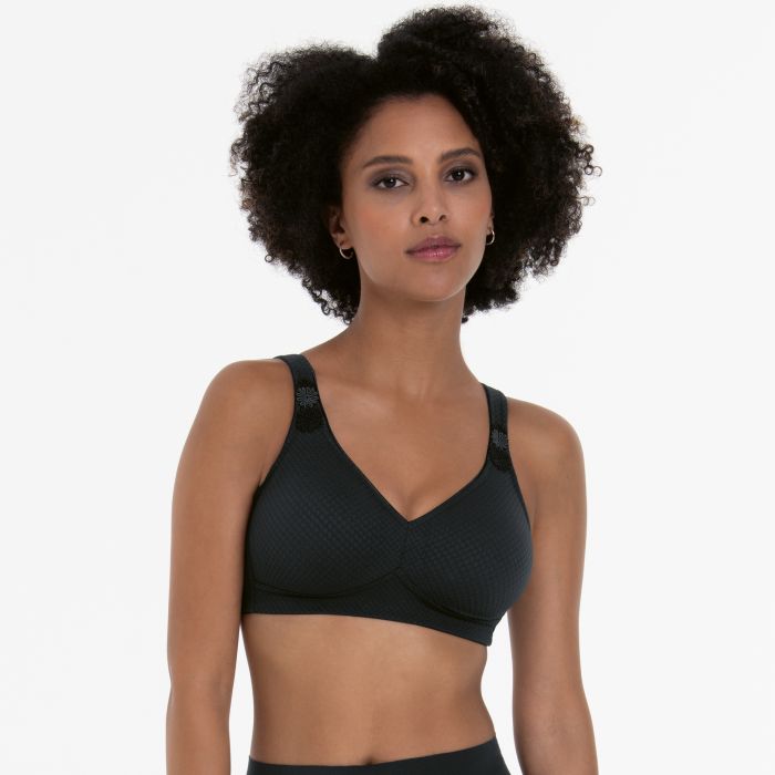 Anita Leni Soft Bra - 5885 - BLACK/SMART ROSE