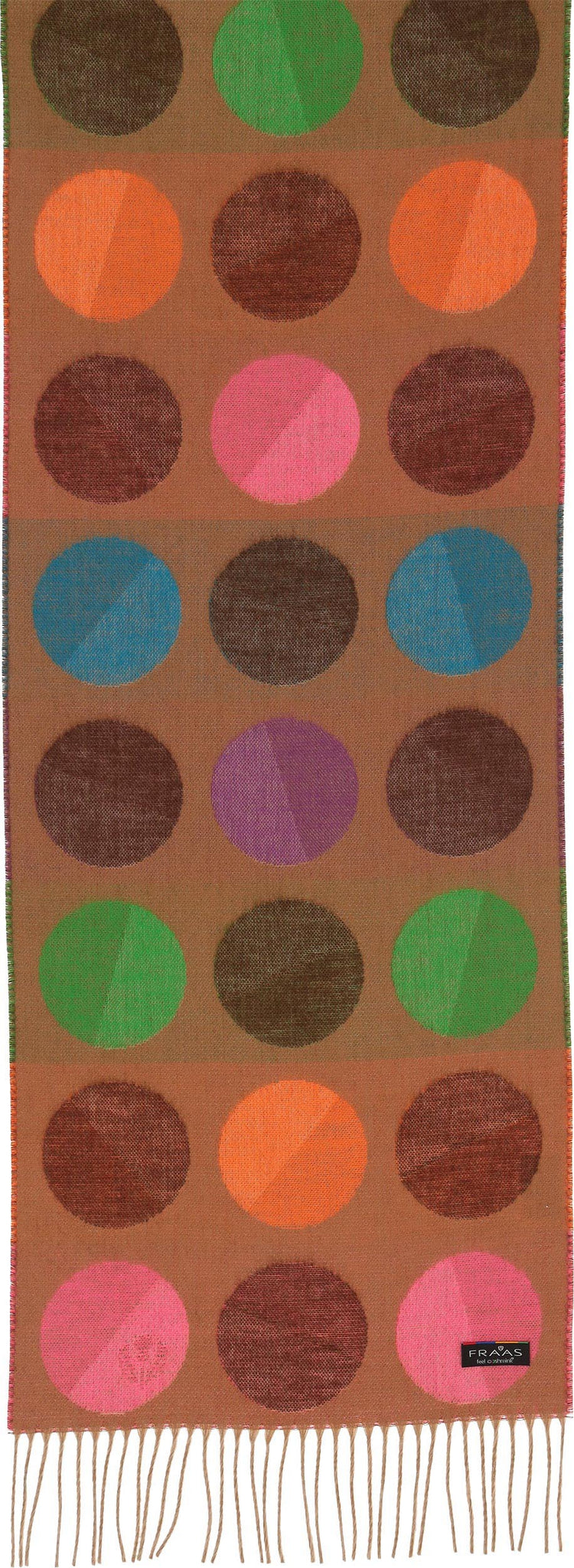 Fraas - Divided Dots Oversized Cashmink Scarf - 621490