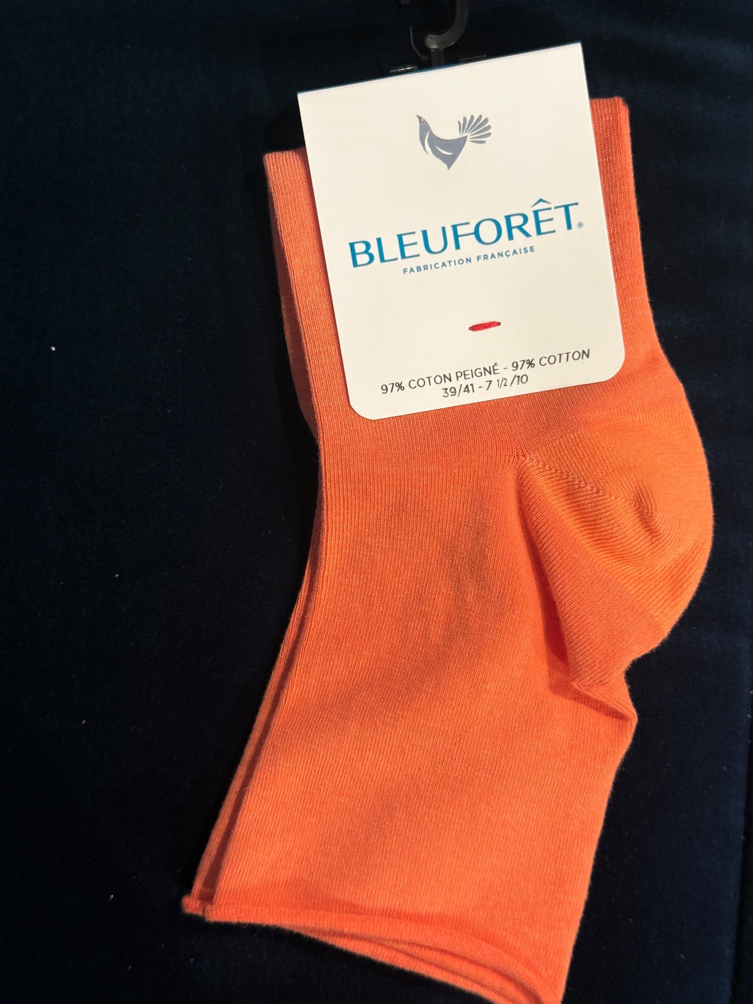 Bleuforet SOLID VELVET COTTON ANKLE SOCK- 6593