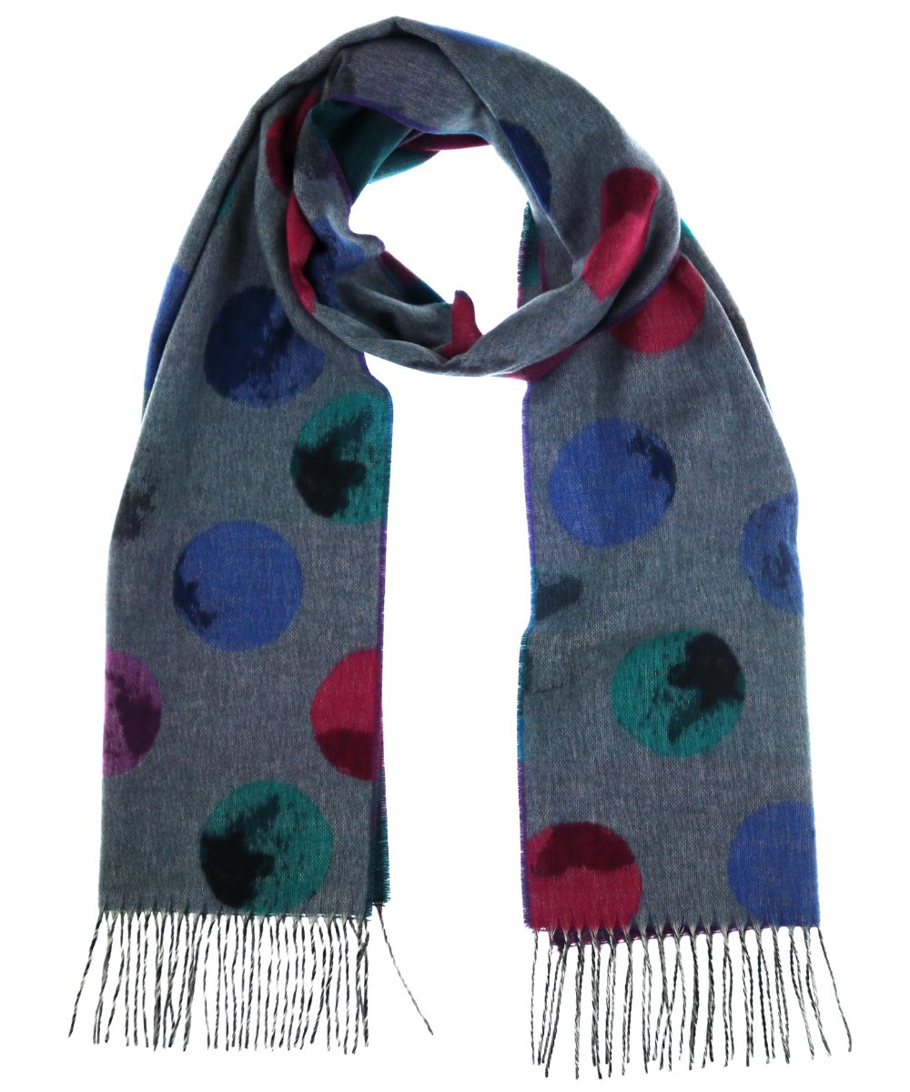 Fraas - Watercolour Dot Cashmink Scarf - 734018