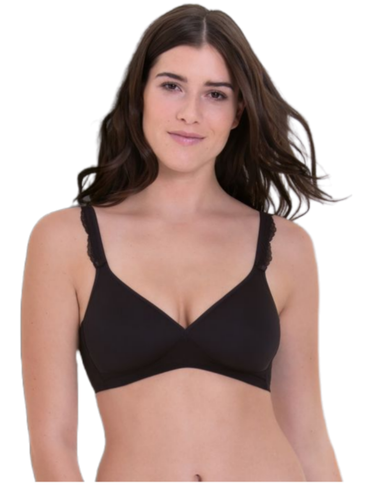Selma Wireless Soft Bra 5631 with Spacer Cups- Black