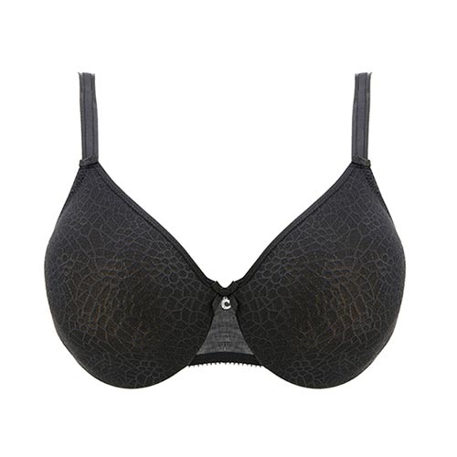 Chantelle C Magnifique Seamless Unlined Minimizer Bra- C18910- Cafe latte, Black