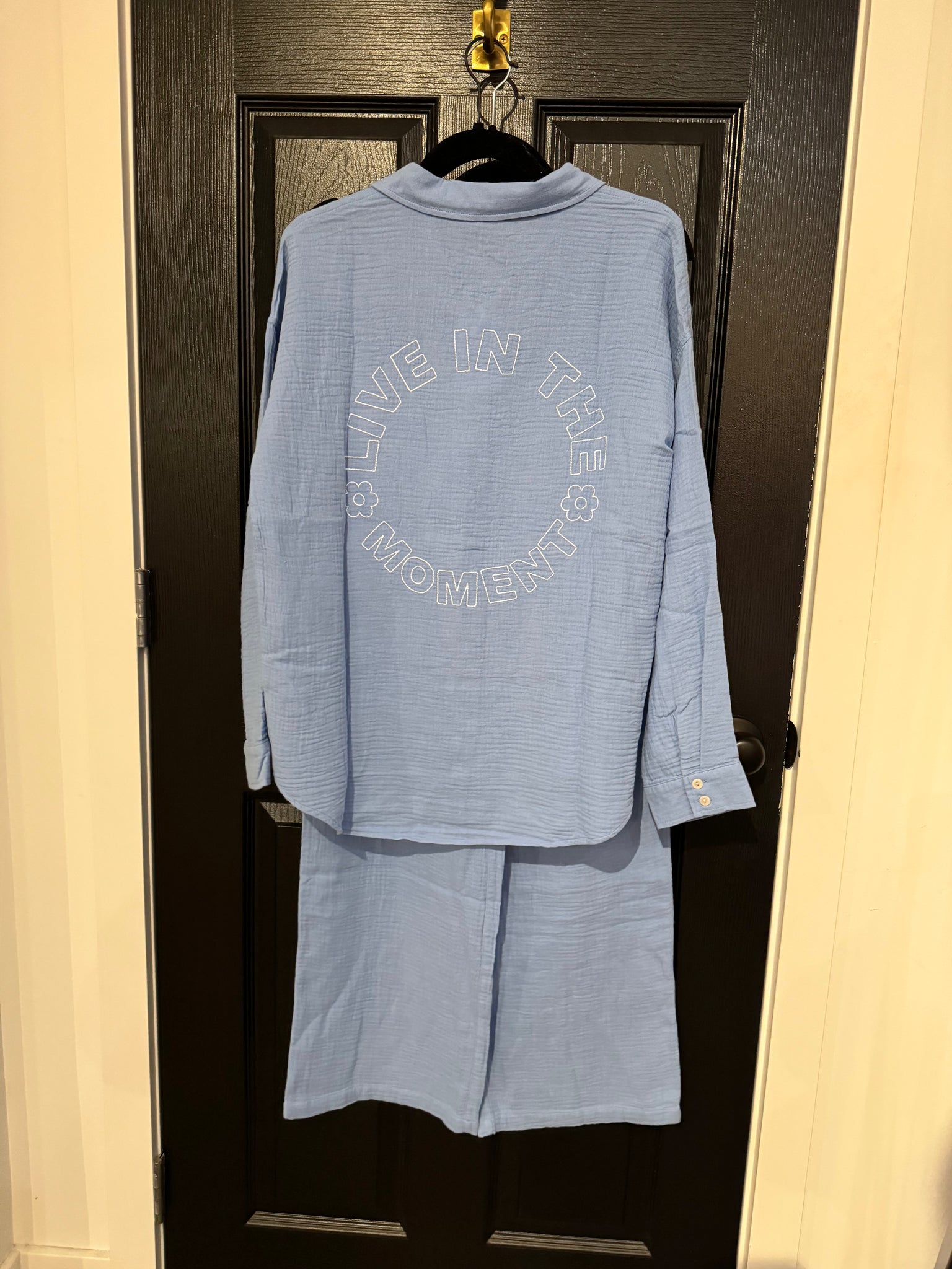 PJ salvage- LIVE IN THE MOMENT- LONG SLEEVE TOP/PANTS- RPLMP/RPMLS