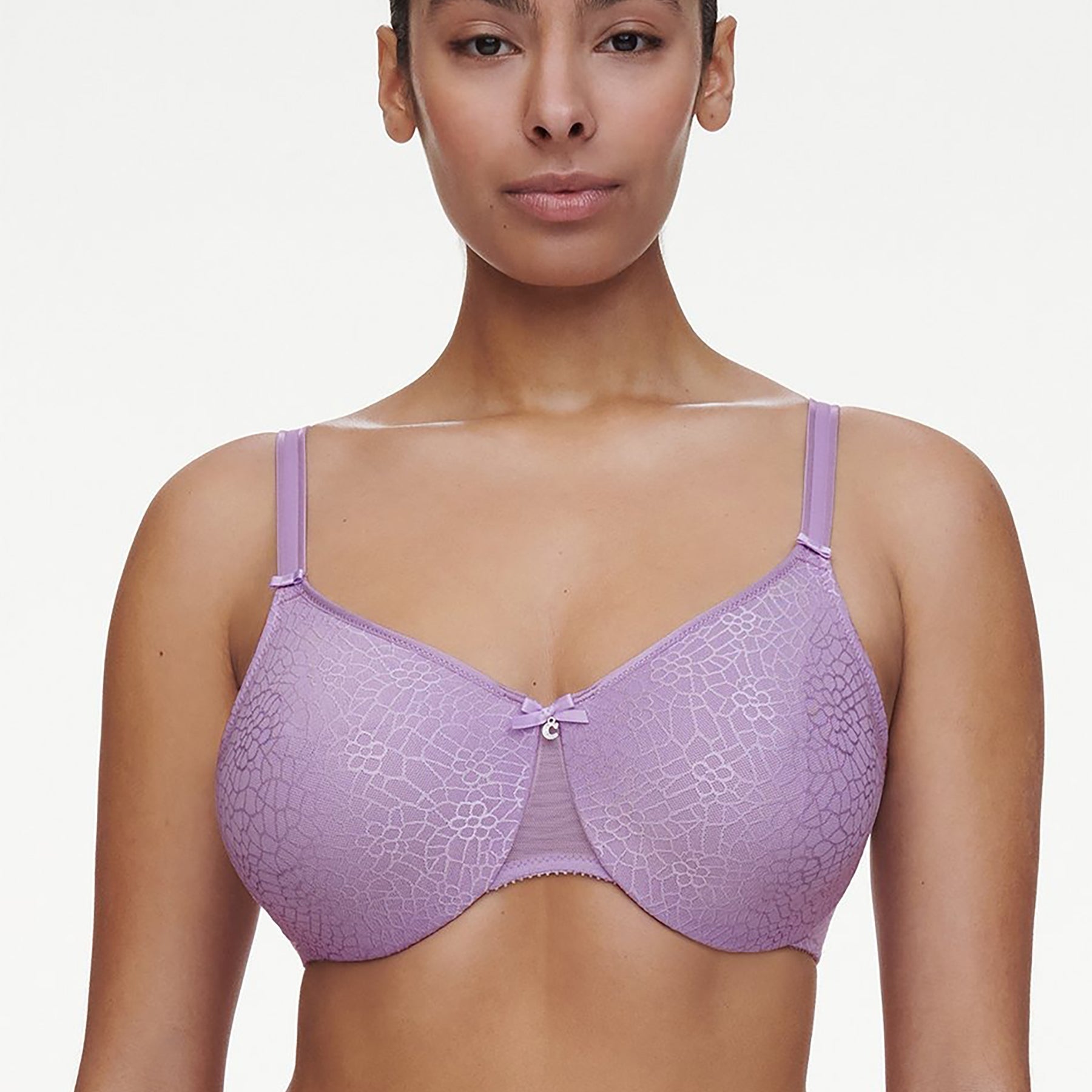 Chantelle C Magnifique C18910 Seamless Unlined Minimizer Bra- Lavender