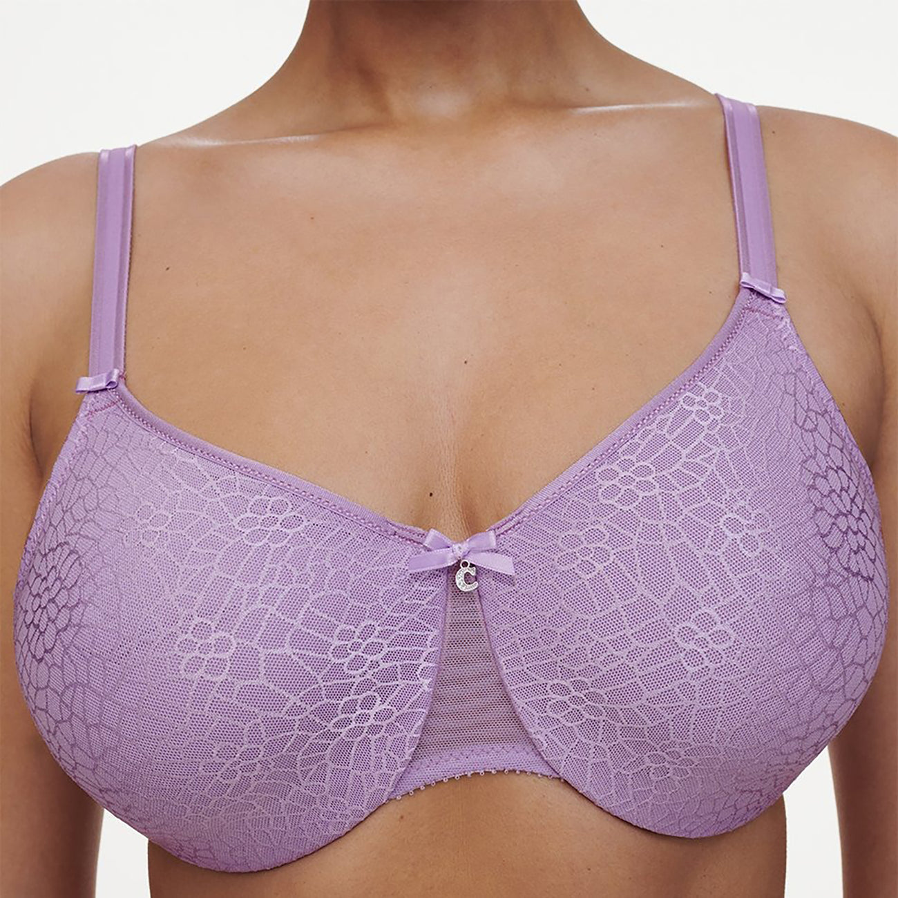 Chantelle C Magnifique C18910 Seamless Unlined Minimizer Bra- Lavender