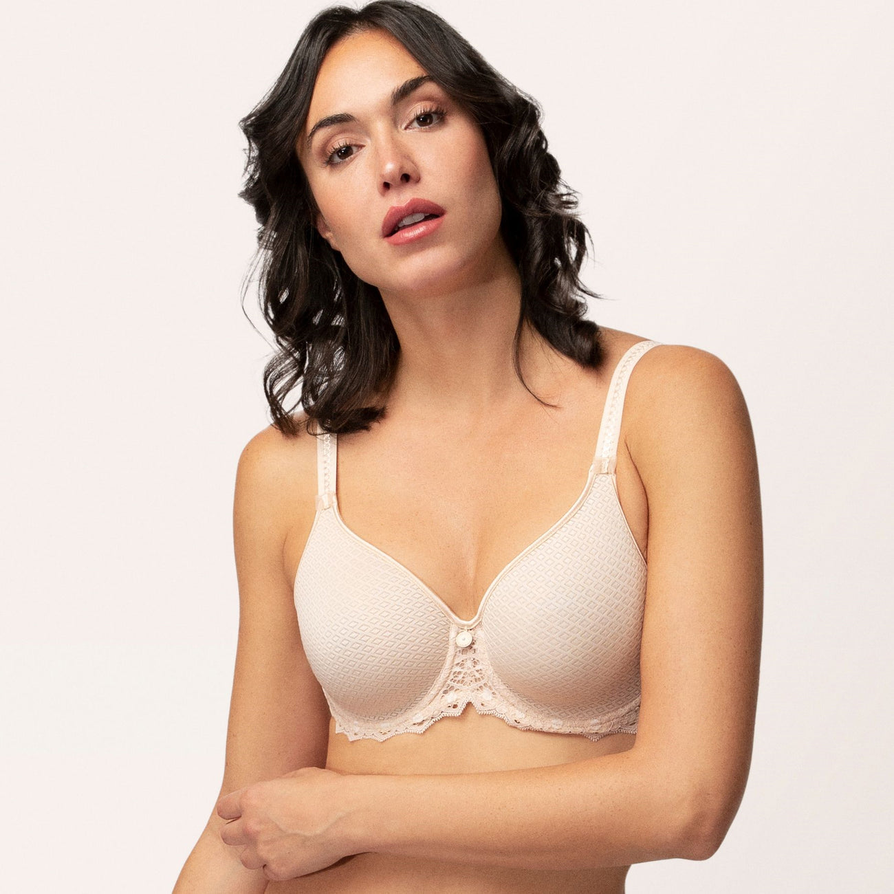 Empreinte Cassiopee Spacer Full Cup Bra- 40151- Rose Sauvage/Creamy Beige
