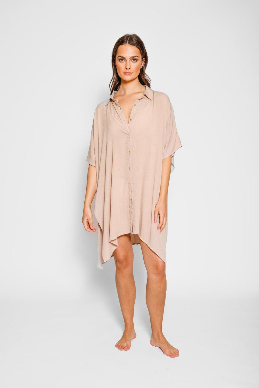 KOY Miami Big Shirt Dress- K2274
