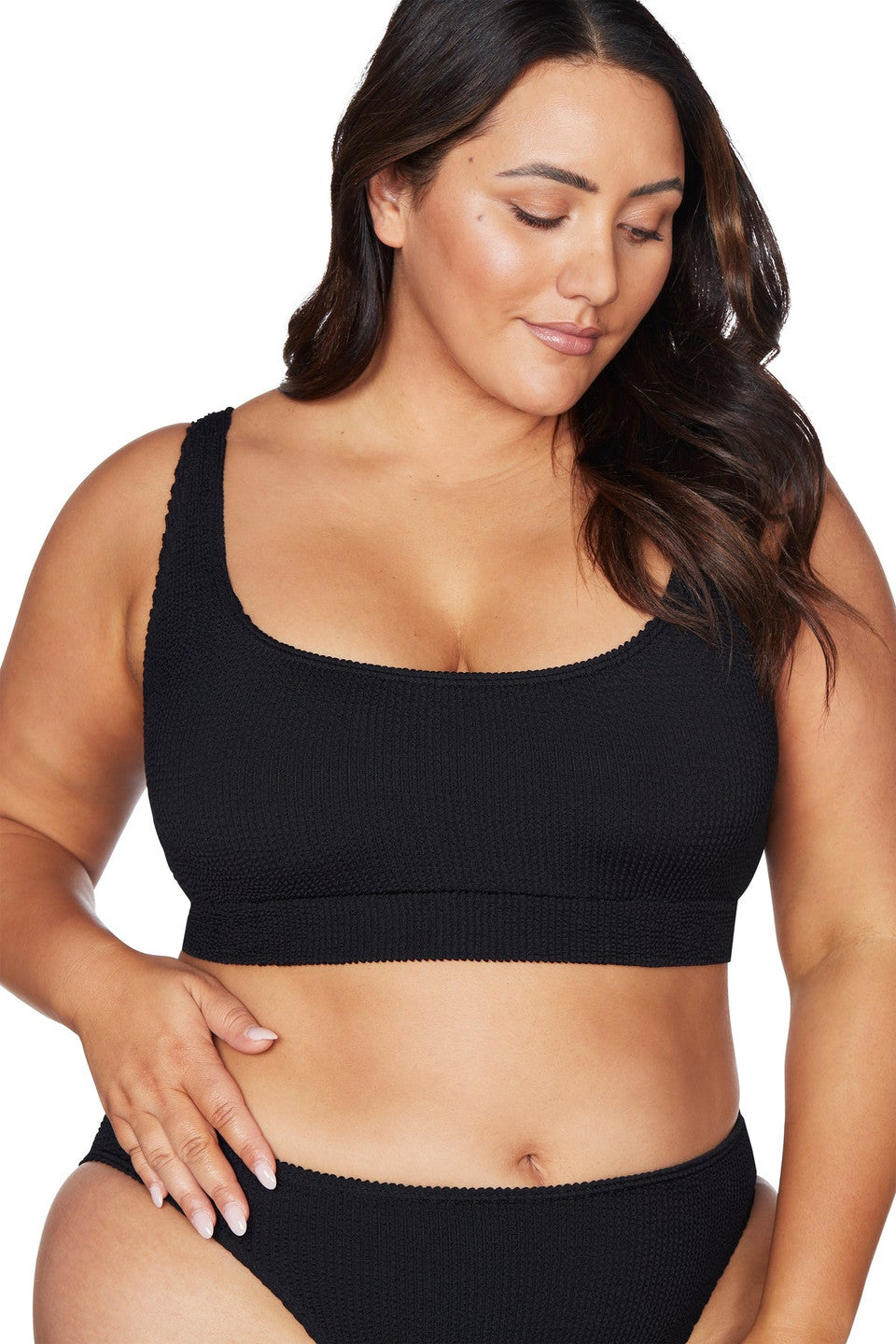 ARTESANDS Kahlo Bikini Set- AT2837- BLK/BLUE/RED