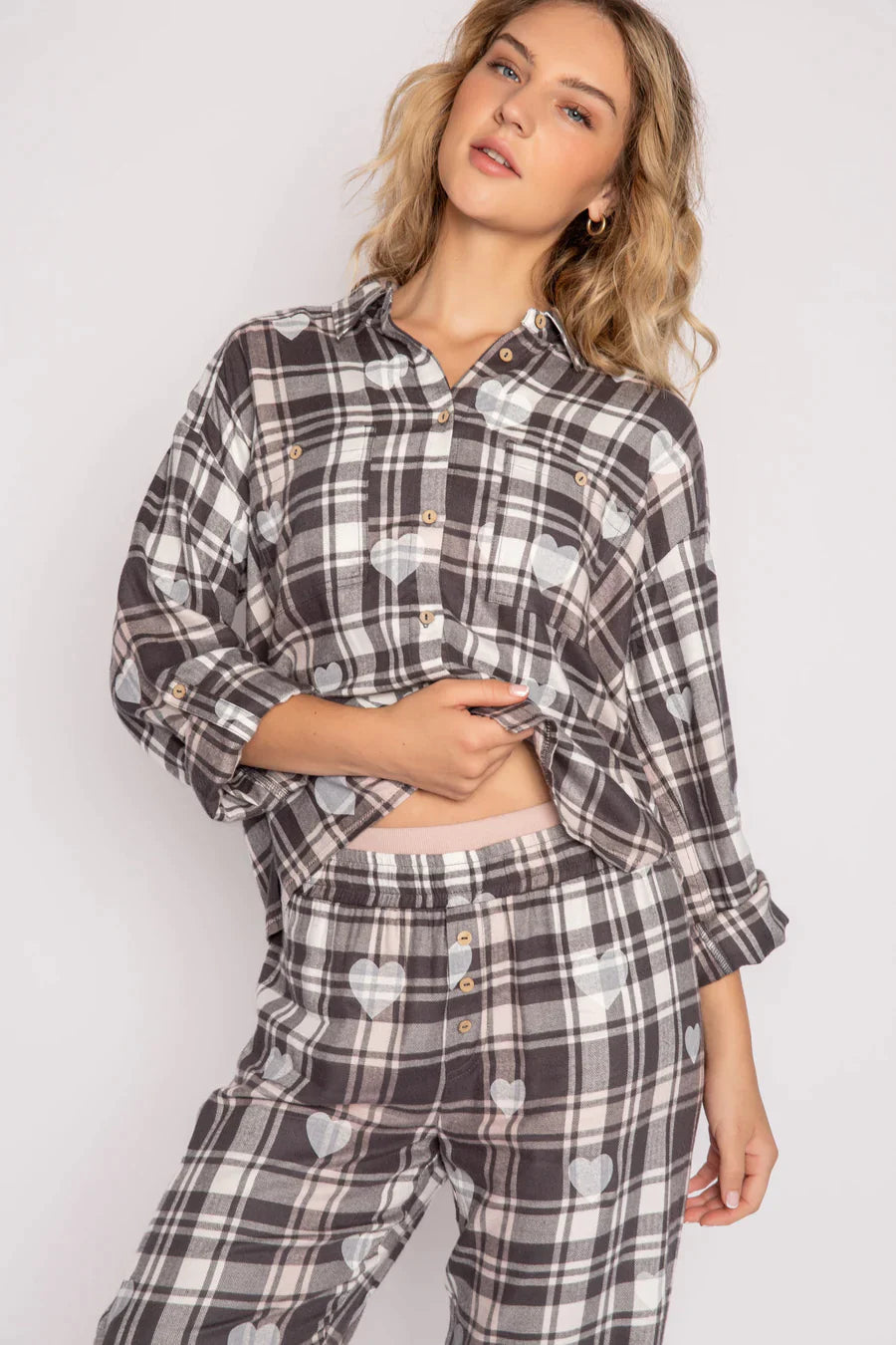 MAD FOR PLAID PANT-  RKMPP-CHARCOAL