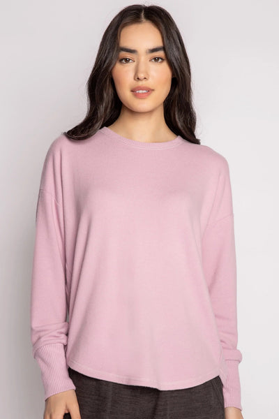 PJ SALVAGE PEACHY IN COLOR LONG SLEEVE TOP- RKPCLS