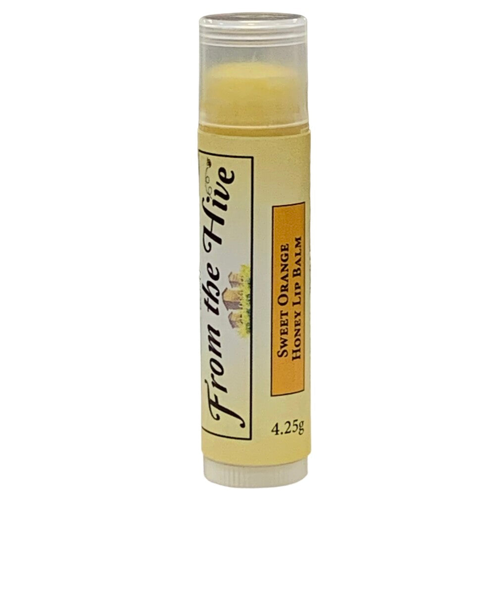 Honey Lip Blam- FROM THE HIVE- Unscented/Spearmint/Peppermint/Sweet Orange