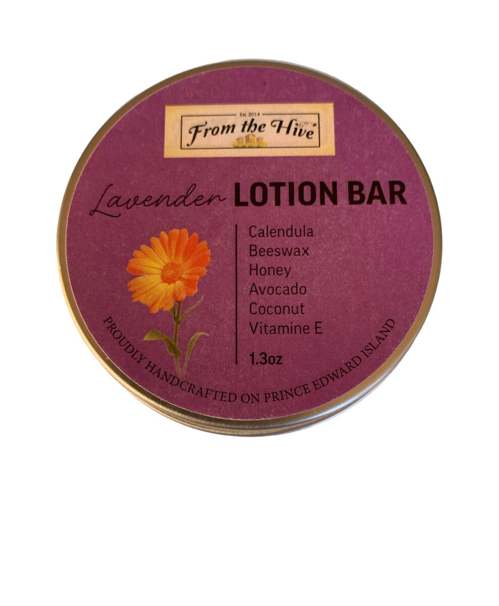 Calendula Honey Lotion Bar- FROM THE HIVE- Lavender/Sweet Orange/Lime/Peppermint