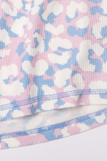 LEOPARD IS MY HAPPY LONG SLEEVE TOP- RKLHLS1-IVORY