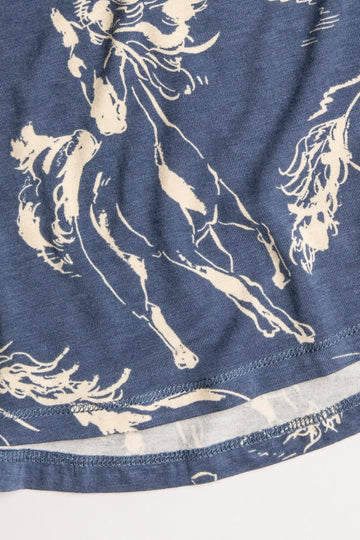 RUNNING WILD NIGHTSHIRT-  RKRWNS-DARK-DENIM