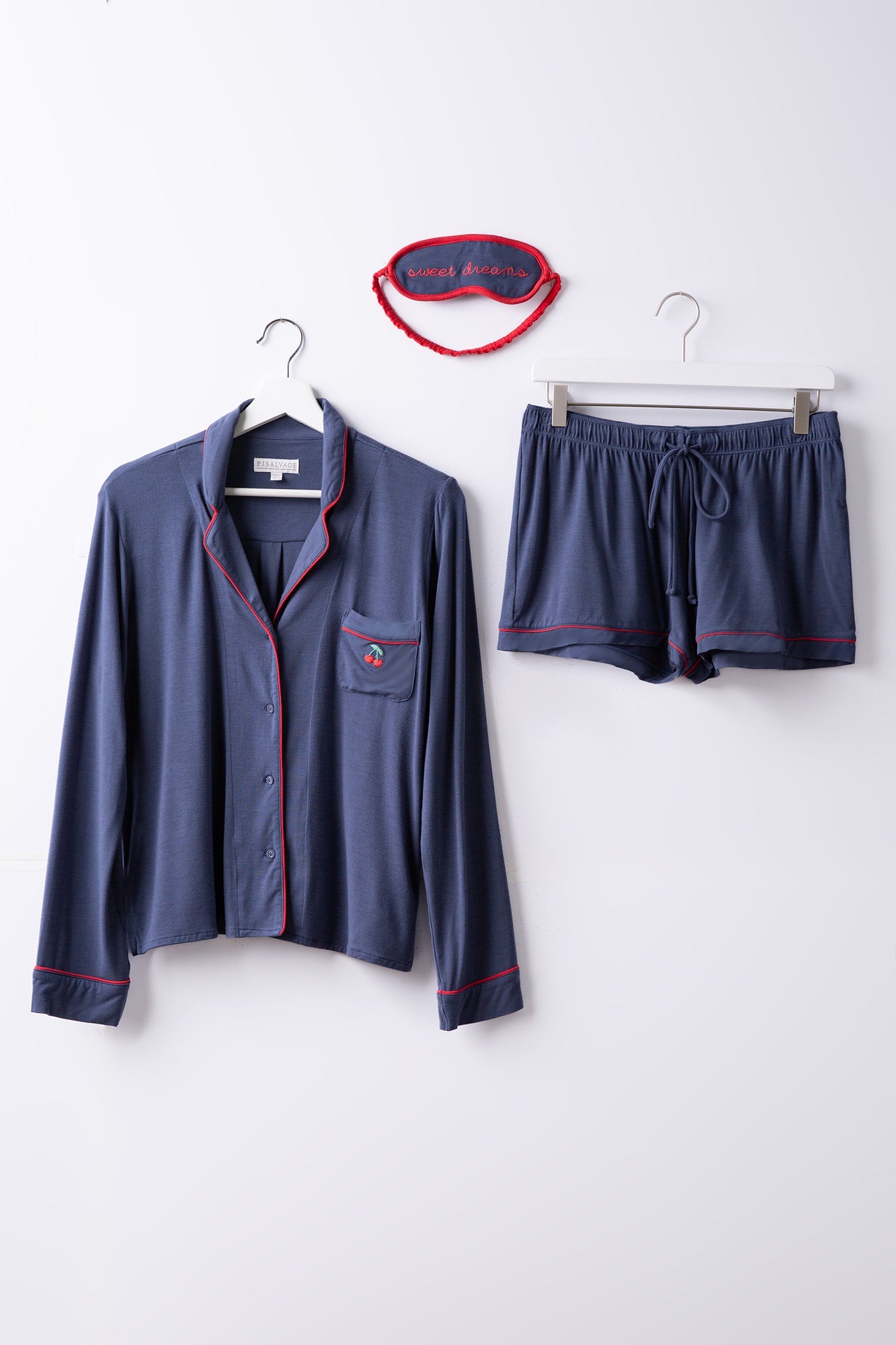HAPPY PAJAMA GIFT SET- RNHSST- Navy