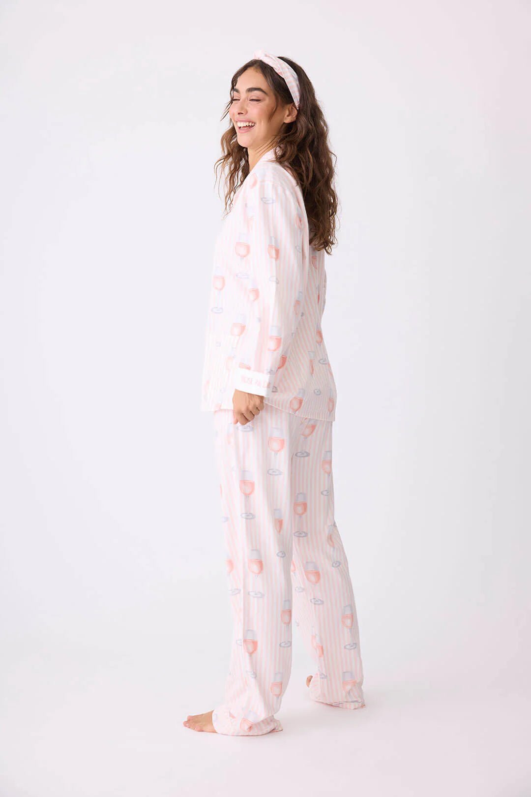 PJ SALVAGE - Rose All Day Flannel PJ Set - RPFLPJ- PINK MIST