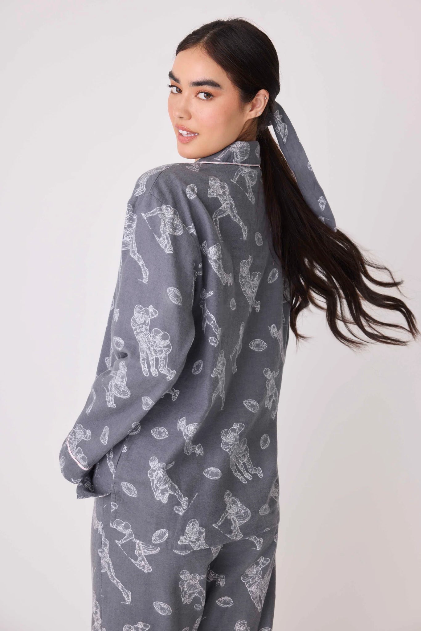 PJ SALVAGE- Game Day Flannel PJ Set- RPGAPJ