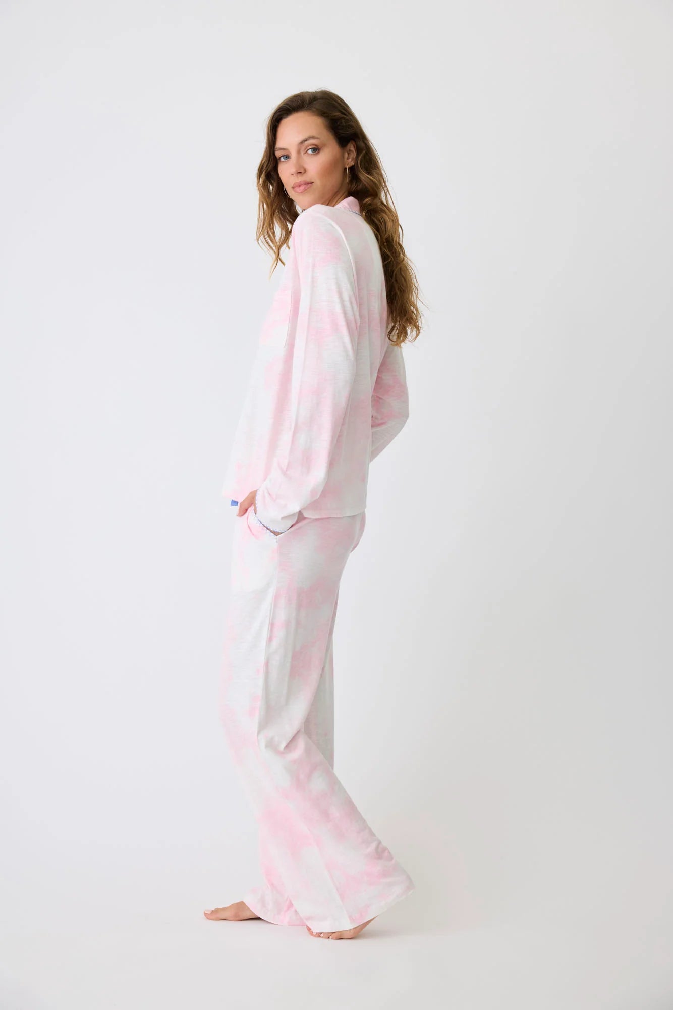 PJ SALVAGE- Star Gazer Pink Cloud- LONG SLEEVE TOP/PANTS- RPSGLS/RPSGP