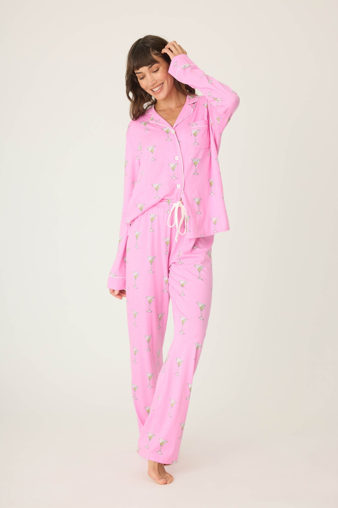 PJ SALVAGE Playful Prints Drinks PJ Set- RSPLST1