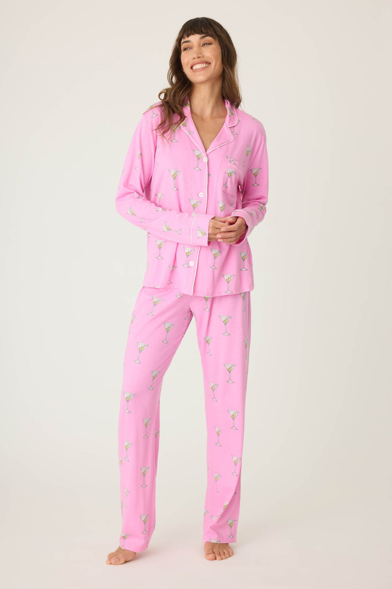 PJ SALVAGE Playful Prints Drinks PJ Set- RSPLST1