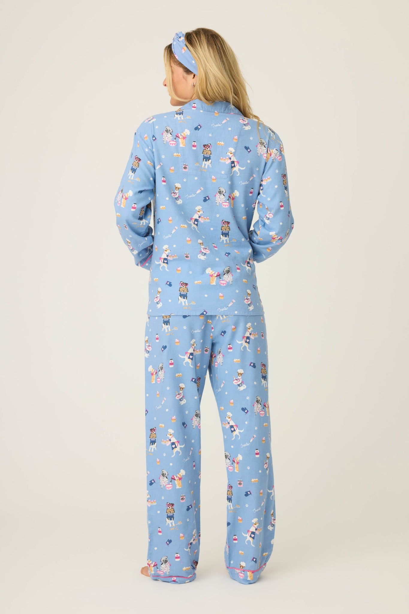 PJ Salvage - Flannel PJ Set - RUFLPJ - Icy Blue/Pink/Turquoise