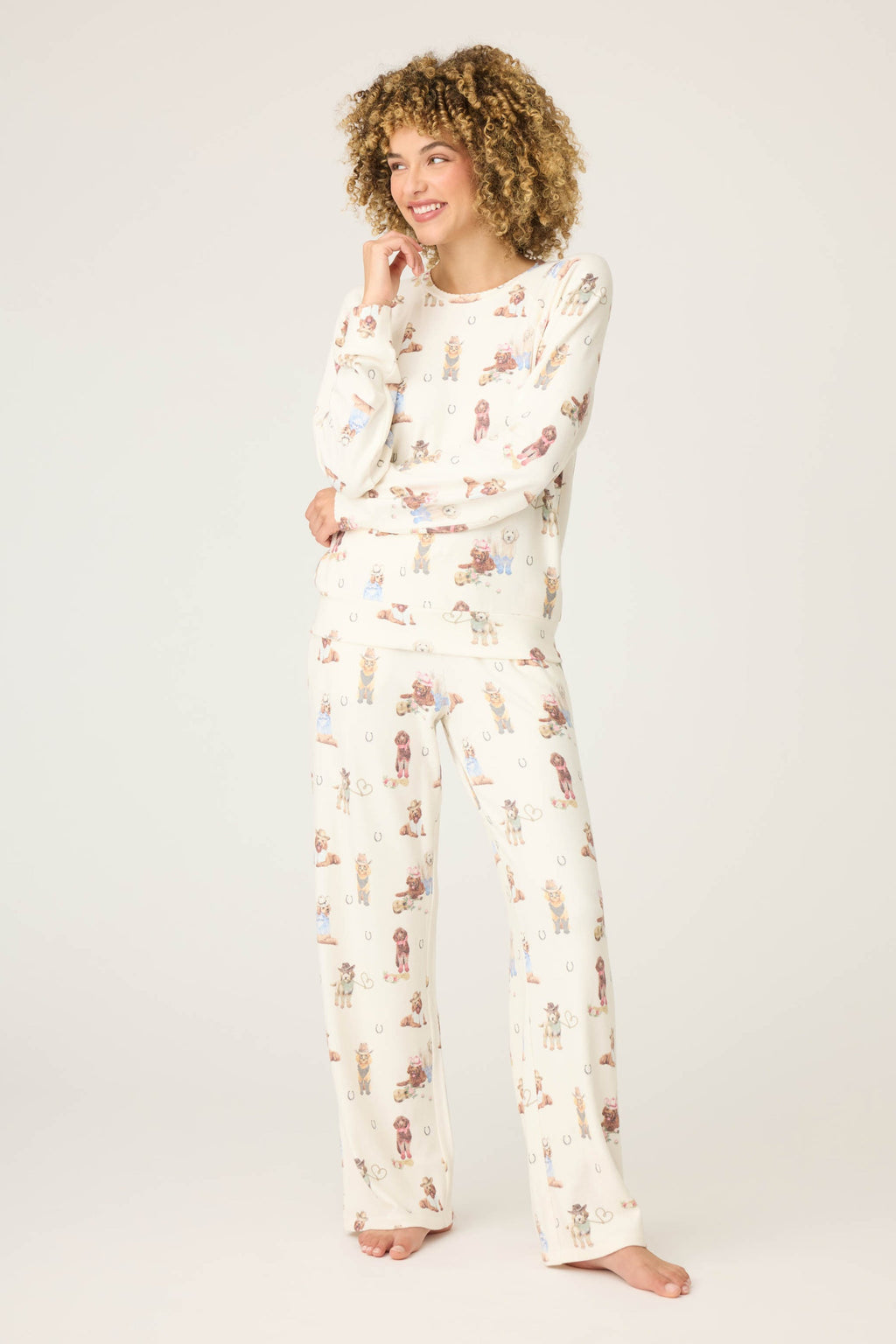PJ Salvage - Ruff On The Range Print PJ Set - RUOTST-F25